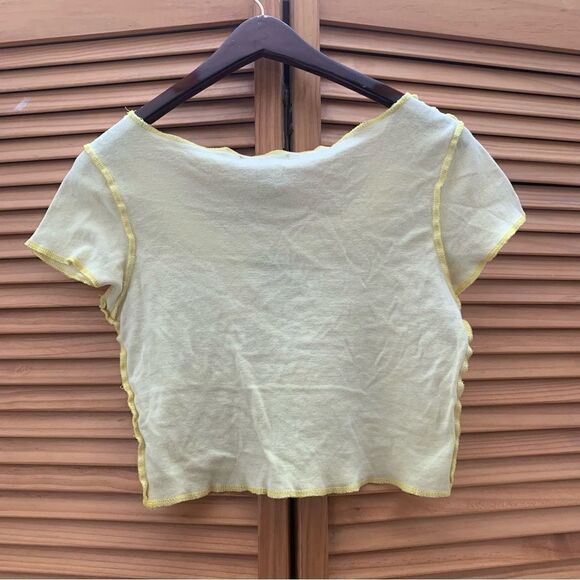 Forever 21 Cropped Baby Tee Small - Picture 4 of 4